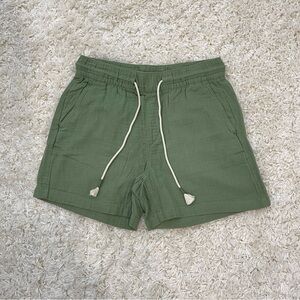 Old Navy Women’s Sage Green Pull On Resort Shorts